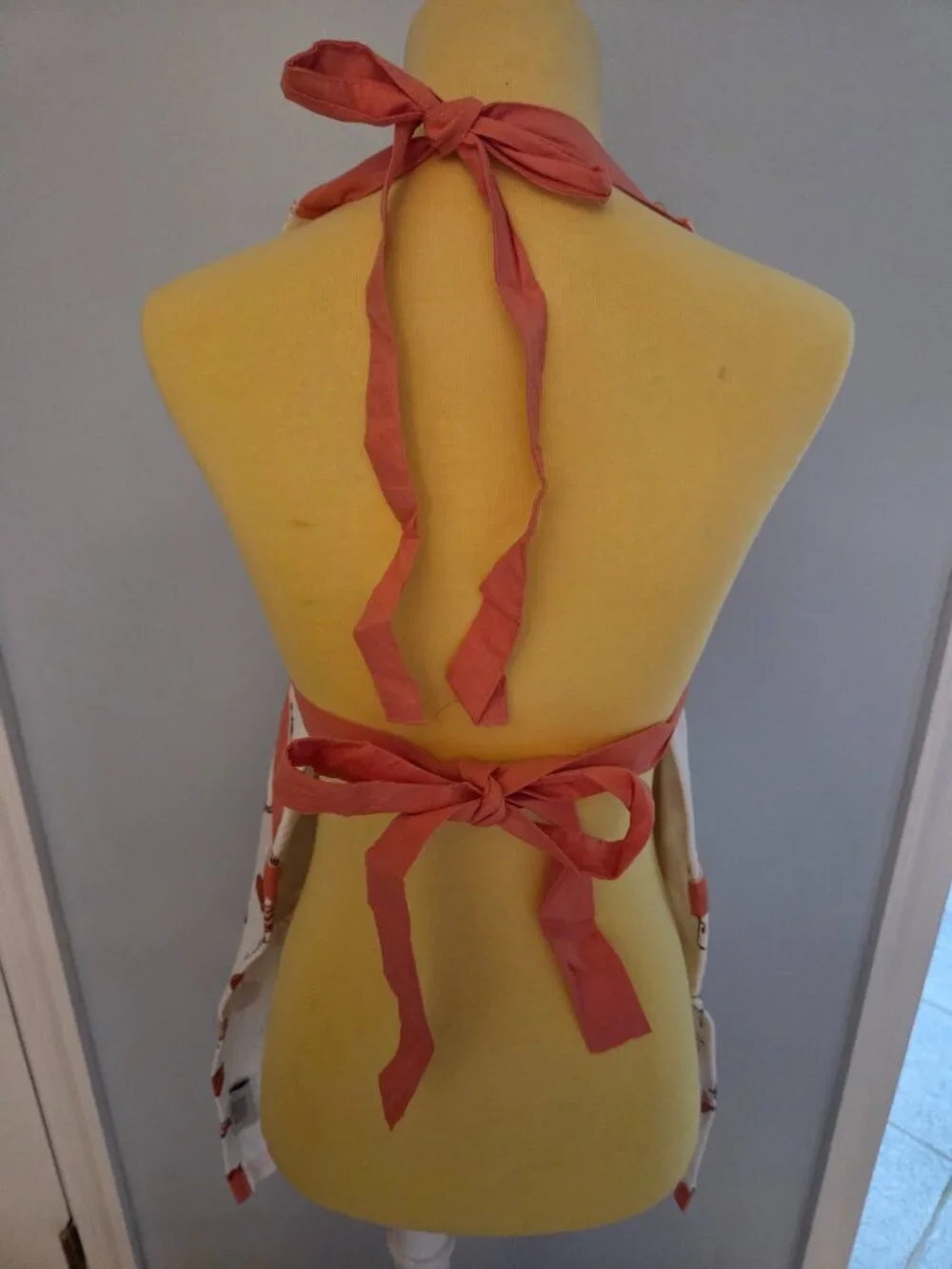 My Little Pumpkin Pilgrim Flamingo Apron
